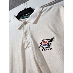 Rare EA Sports 500 Staff Vintage Mens Polo Size XL Electronic Arts Vtg Gaming